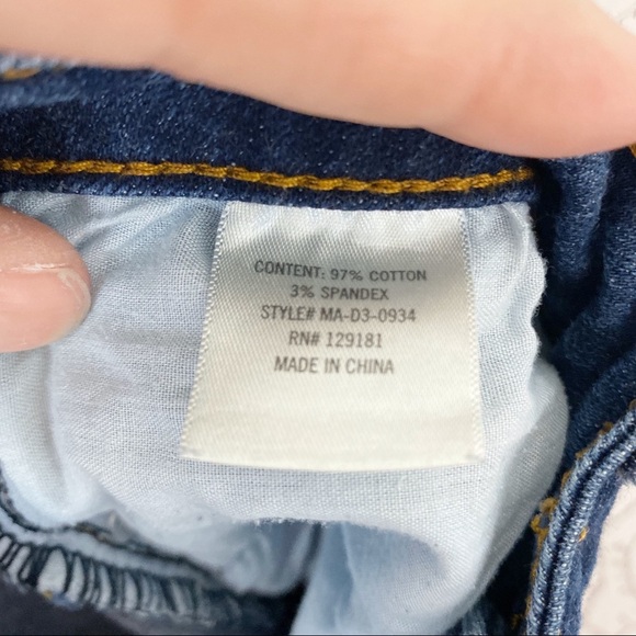 HARPER Distressed Released Hem Stretch Skinny Jean Destroyed - Picture 11 of 14